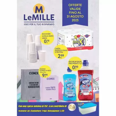 Volantino Le Mille (valido fino al 31-08)