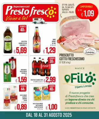 Volantino PrestoFresco (valido fino al 31-08)
