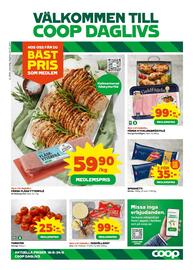 Coop Daglivs reklamblad vecka 34 Sida 1