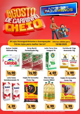 Catálogo Supermercados Pague Menos (válido até 18-08)