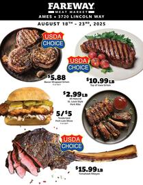 Fareway Weekly Ad week 34 Page 1