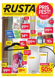 Rusta reklamblad vecka 34 Sida 1