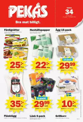 Pekås reklamblad