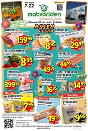 Matvärlden Tensta reklamblad vecka 34 Sida 1
