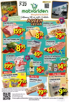 Matvärlden Tensta reklamblad (giltig till och med 24-08)