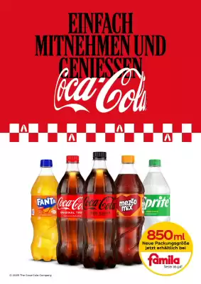 Coca Cola: Einfach mitnehmen und genießen (gültig bis 24-08)