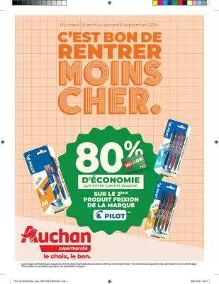 Catalogue Auchan Supermarché (valable jusqu'au 6-09)