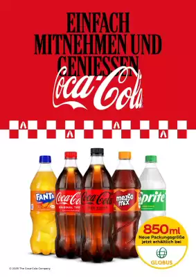 Coca Cola: Einfach mitnehmen und genießen (gültig bis 24-08)
