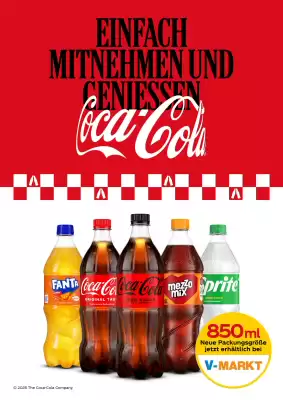 Coca Cola: Einfach mitnehmen und genießen (gültig bis 24-08)
