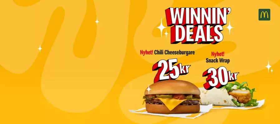 McDonald's reklamblad (giltig till och med 28-08)