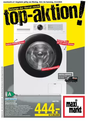 Maximarkt Flugblatt (gültig bis 23-08)