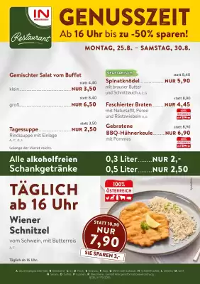 Interspar Restaurant Flugblatt (gültig bis 30-08)