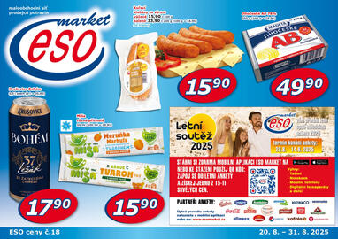 ESO MARKET leták Strana 1
