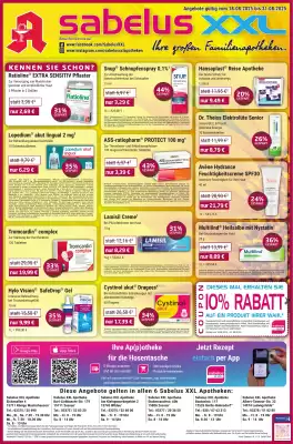 Sabelus XXL Prospekt (gültig bis 31-08)