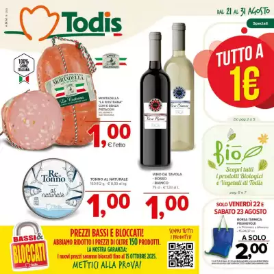 Volantino Todis (valido fino al 31-08)