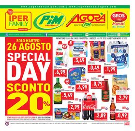 Volantino Supermercati Agorà settimana 34 Pagina 1