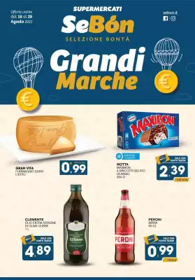 Volantino SeBón Supermercati (valido fino al 28-08)