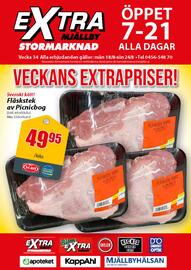 Extra Mjällby Stormarknad reklamblad vecka 34 Sida 1