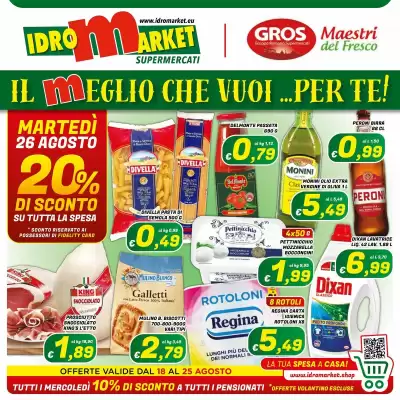 Volantino Idromarket (valido fino al 25-08)