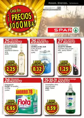 Folleto SPAR (válido hasta el 31-08)