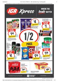 IGA Xpress catalogue week 34 Page 1