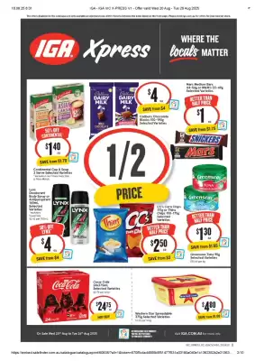 IGA Xpress catalogue (valid until 26-08)