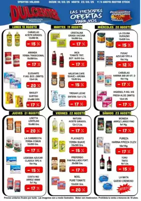 Catálogo Dulcenter (válido hasta 23-08)