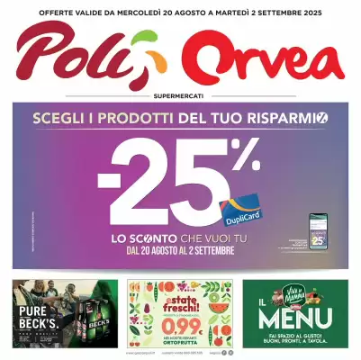 Volantino Orvea (valido fino al 2-09)