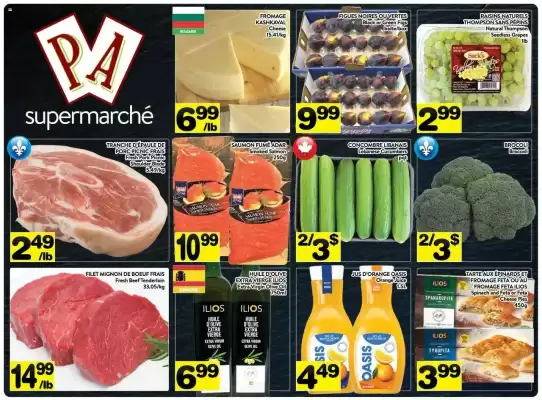 Supermarché PA flyer