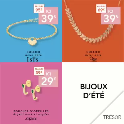 Catalogue Trésor Bijoux (valable jusqu'au 24-08)