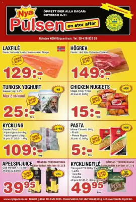 Nya Pulsen reklamblad
