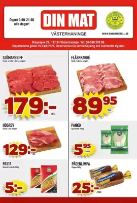 Din Mat reklamblad (giltig till och med 24-08)