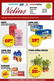 Nelins reklamblad vecka 34 Sida 1
