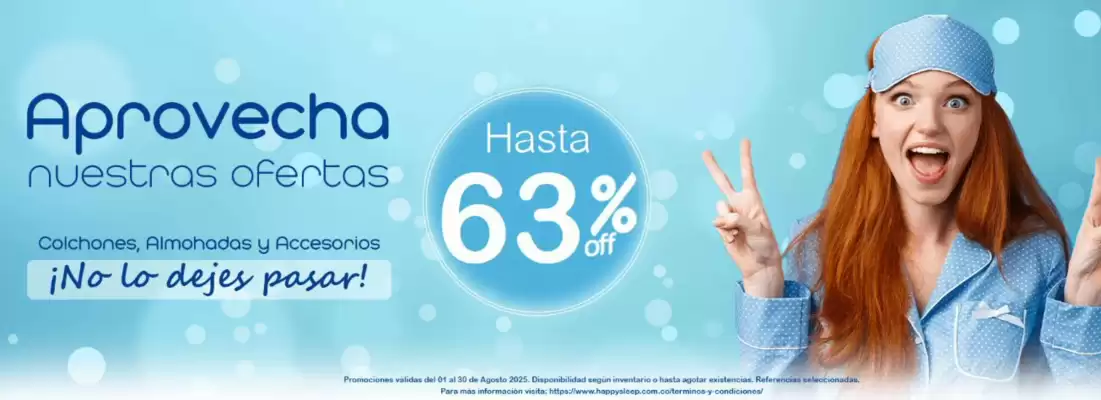 Catálogo Happy Sleep (válido hasta 30-08)