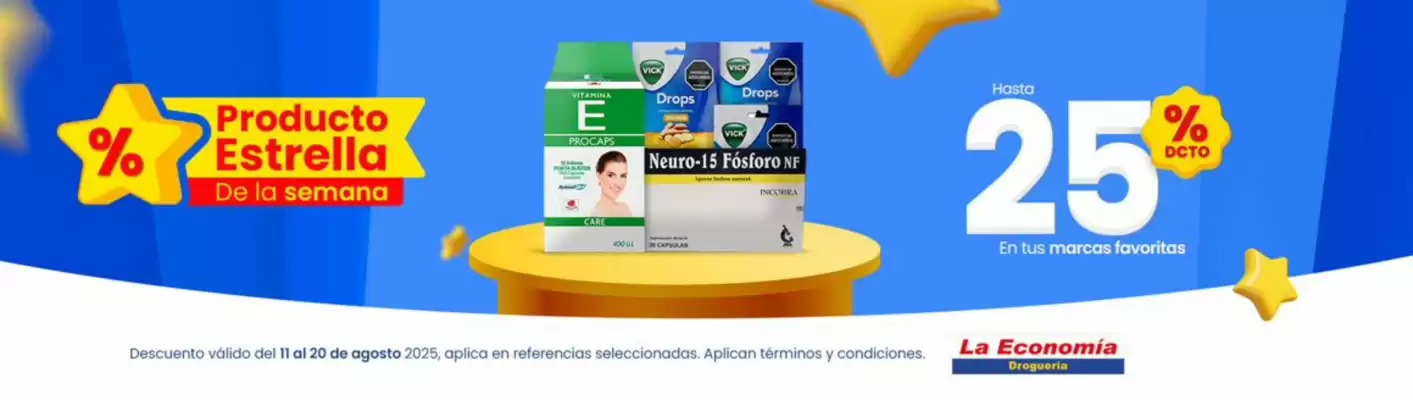 Catálogo Droguería la Economía (válido hasta 20-08)