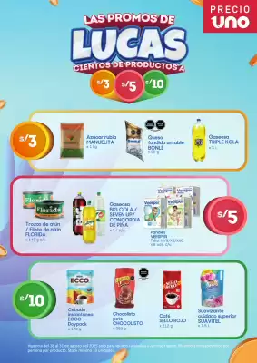 Catálogo Hiperbodega Precio Uno (válido hasta 31-08)