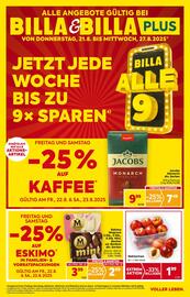 Billa Flugblatt woche 34 Seite 1