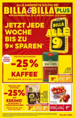 Billa Flugblatt (gültig bis 27-08)