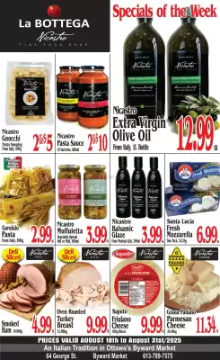 La Bottega Nicastro flyer (valid until 31-08)