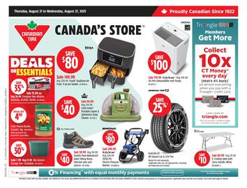 Canadian Tire flyer week 34 Page 1