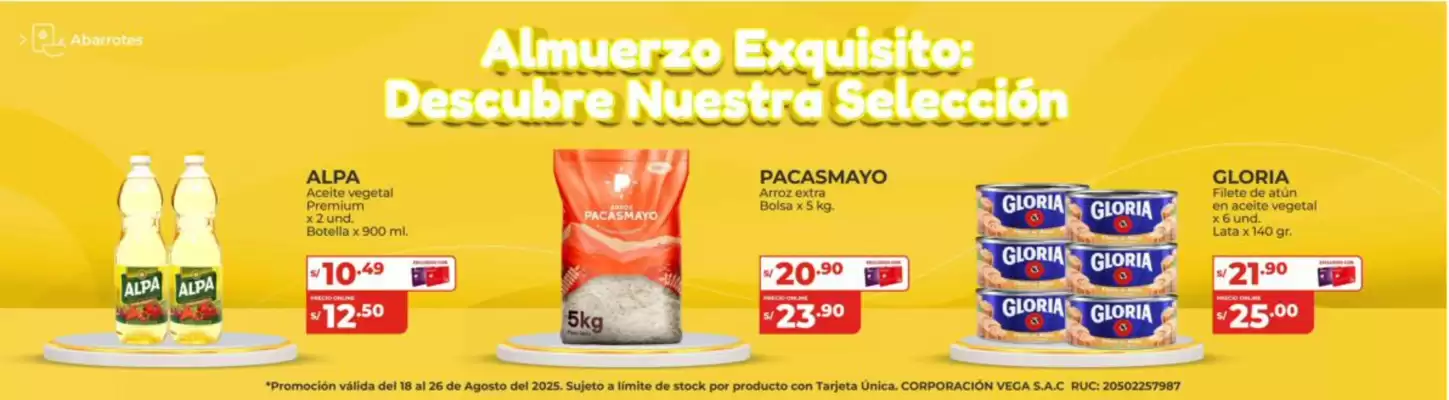 Catálogo Vega (válido hasta 26-08)