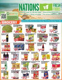 Nations Fresh Foods flyer week 33 Page 1