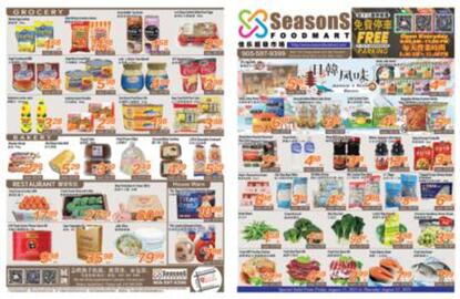 Seasons Foodmart flyer week 33 Page 1