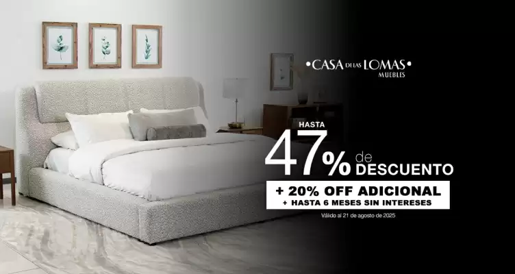 Catálogo Casa de las Lomas (válido hasta 21-08)