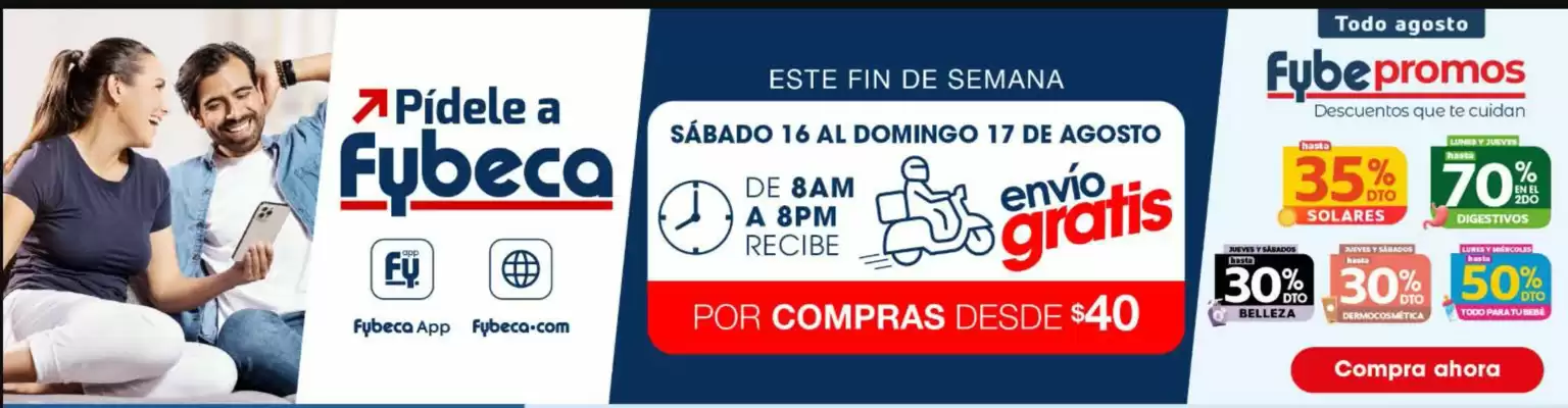 Catálogo Fybeca (válido hasta 31-08)