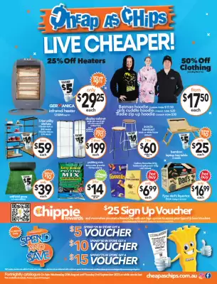 Cheap as Chips catalogue (valid until 2-09)