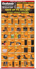 Dunham's Sports Weekly Ad week 33 Page 1