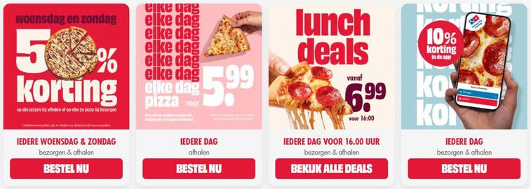 Domino´s pizza folder Pagina 1