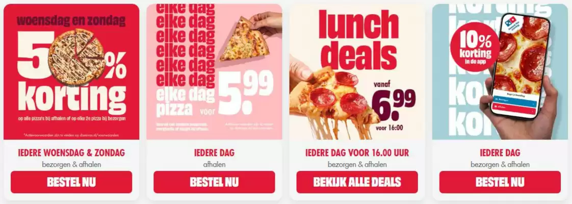 Domino´s pizza folder (geldig t/m 23-08)