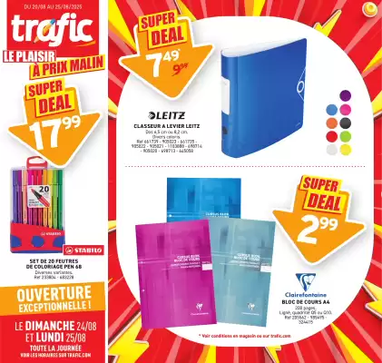 Catalogue Trafic (valable jusqu'au 25-08)
